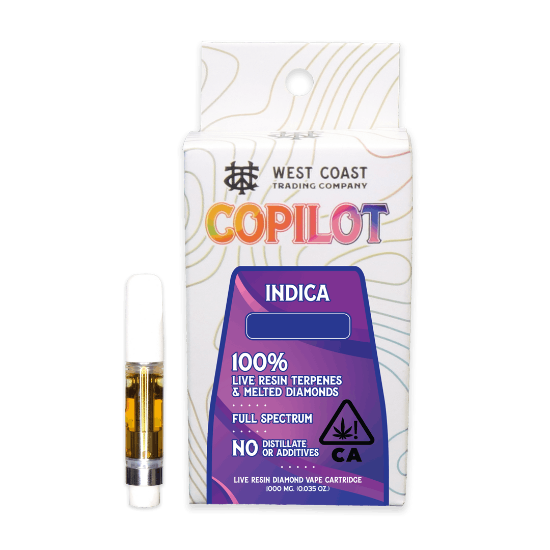 Copilot | Lemon Diesel Live Resin Diamond Vape Cartridge | 1g