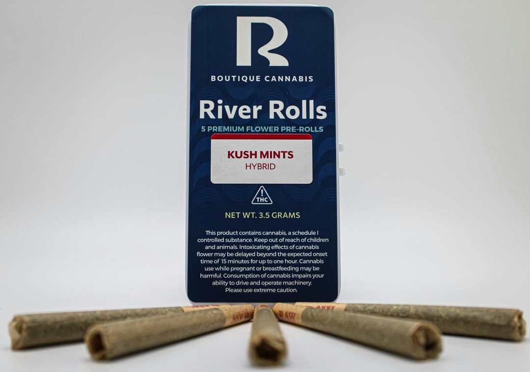 River Remedy: River Rolls Kush Mints 5 Pack