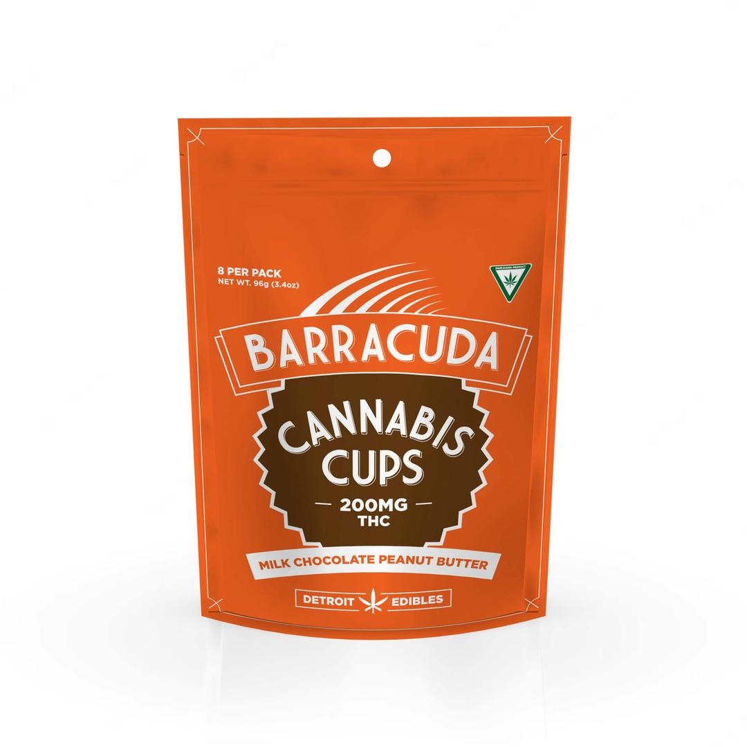 Barracuda Cups - Milk Chocolate Peanut Butter - 200mg THC