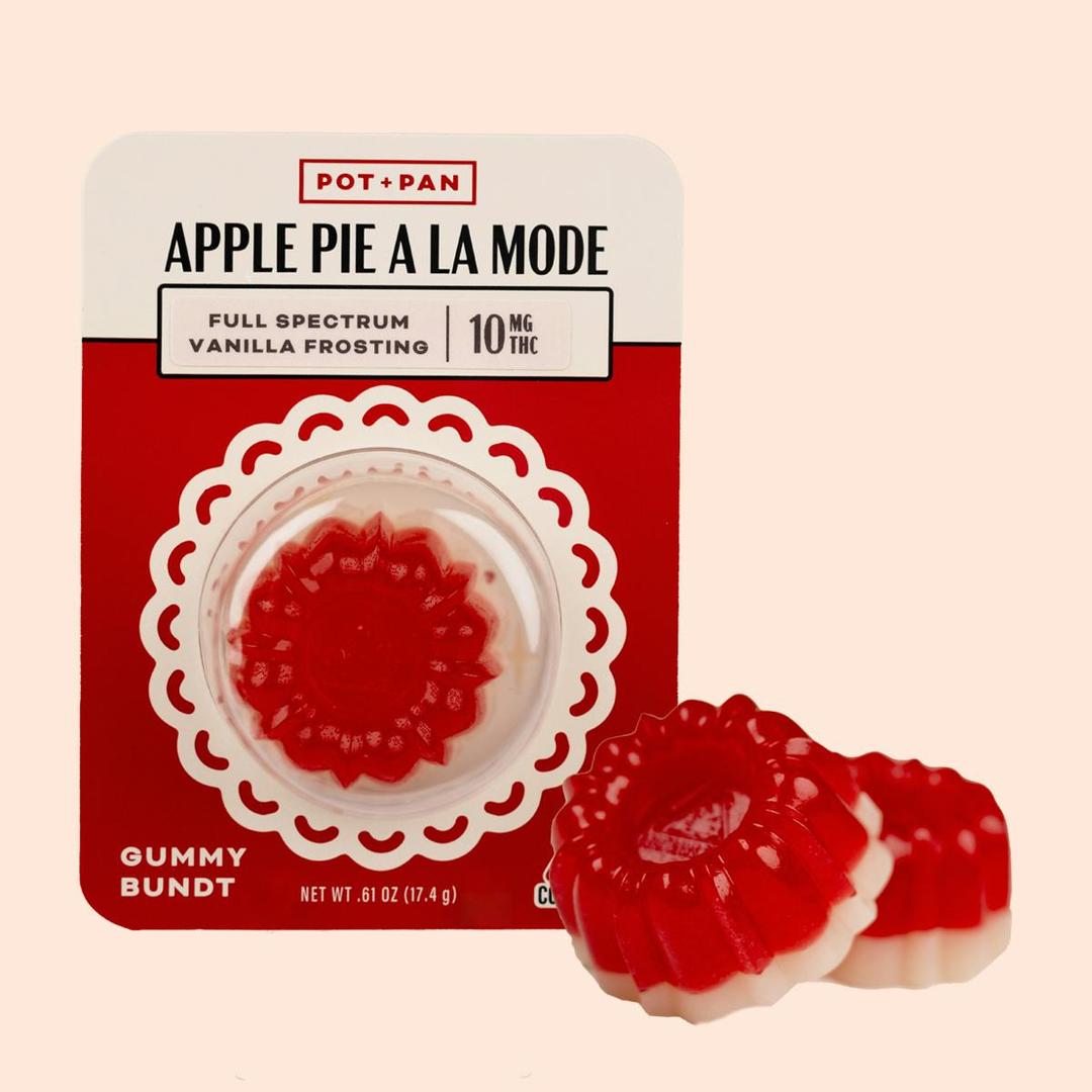 Pot + Pan | Apple Pie A La Mode Gummy Bundt | 1 piece (10mg)