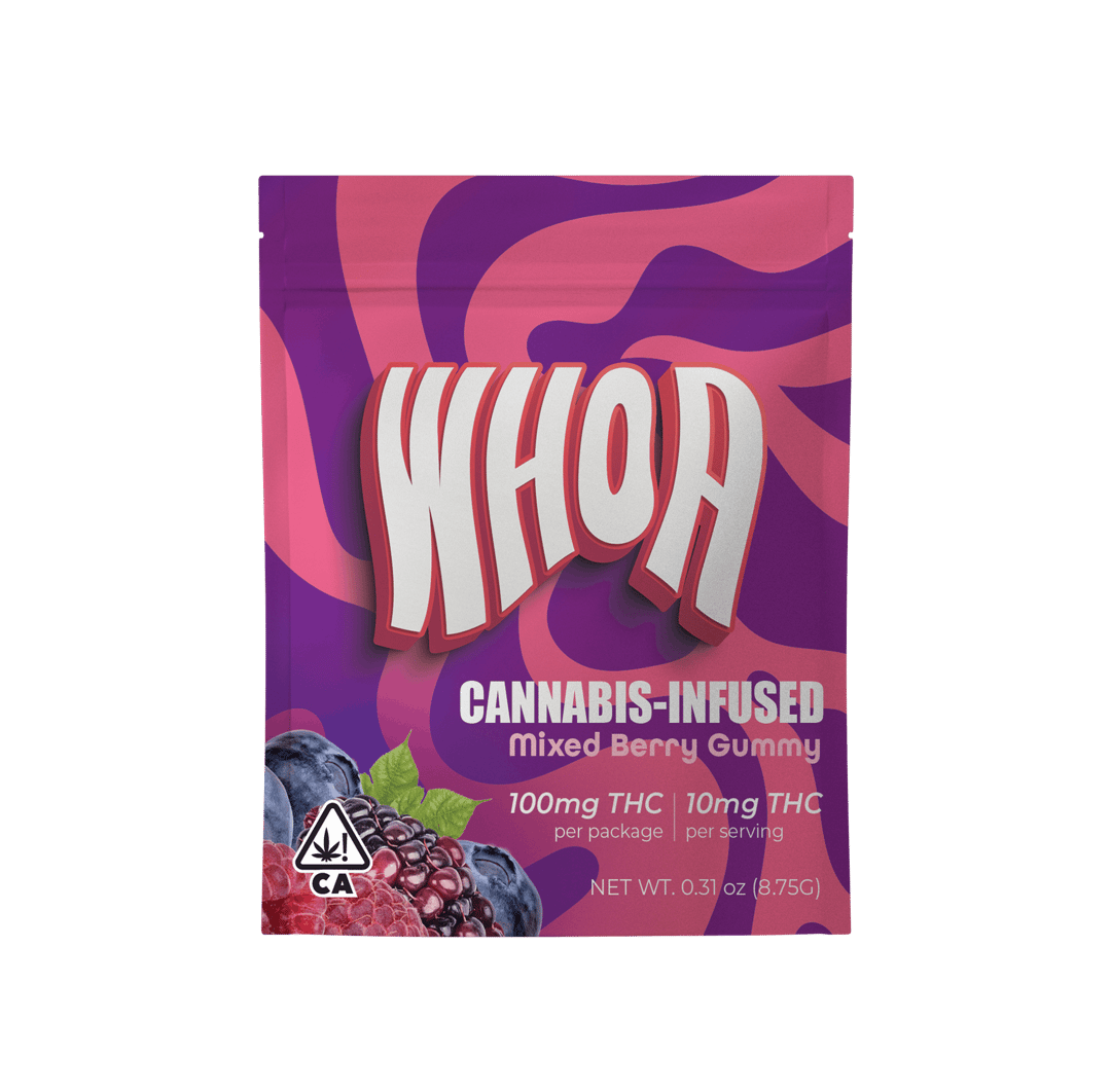 WHOA Mixed Berry Gummy - Bite (100mg)