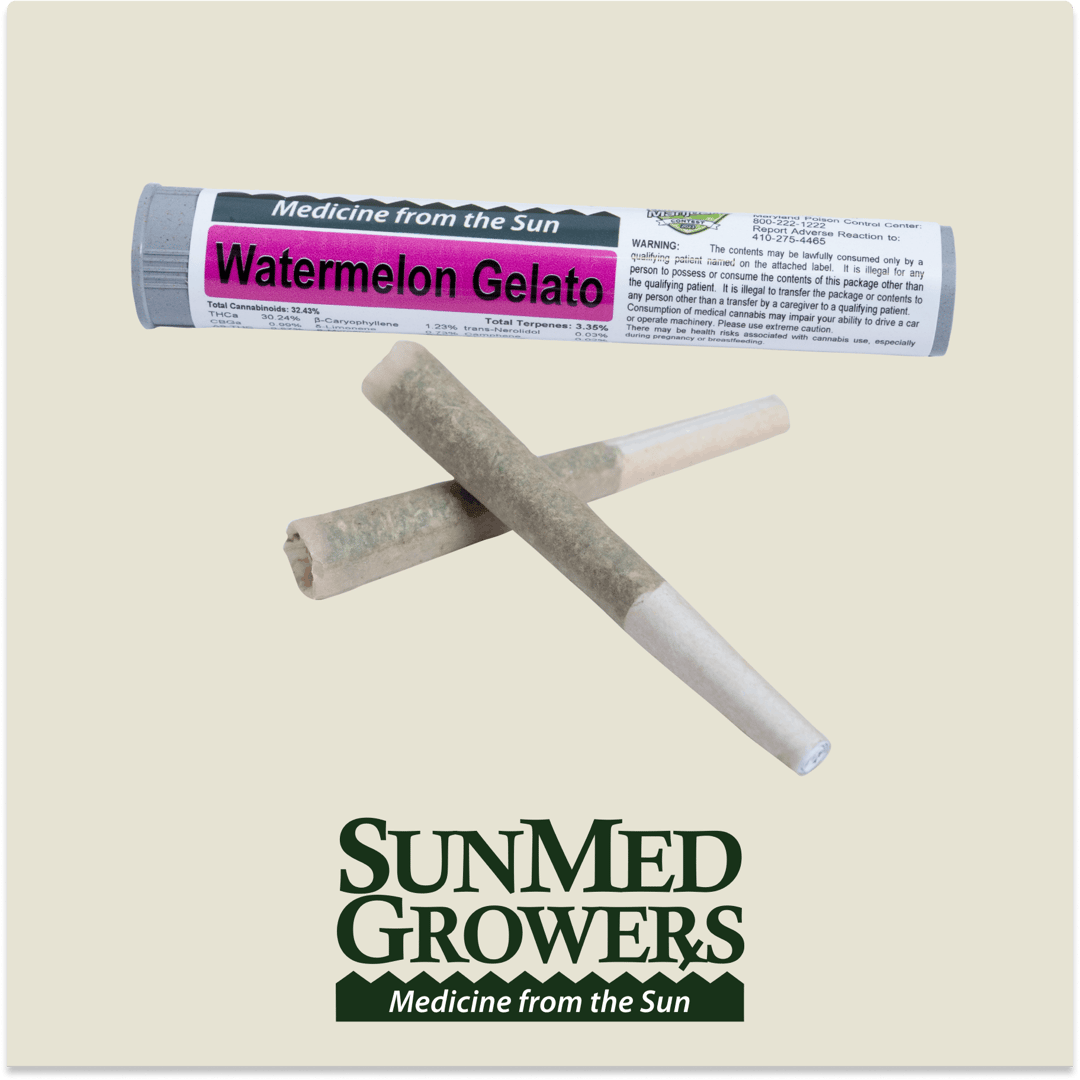 Watermelon Gelato Pre Roll 0.5g/2 Pack