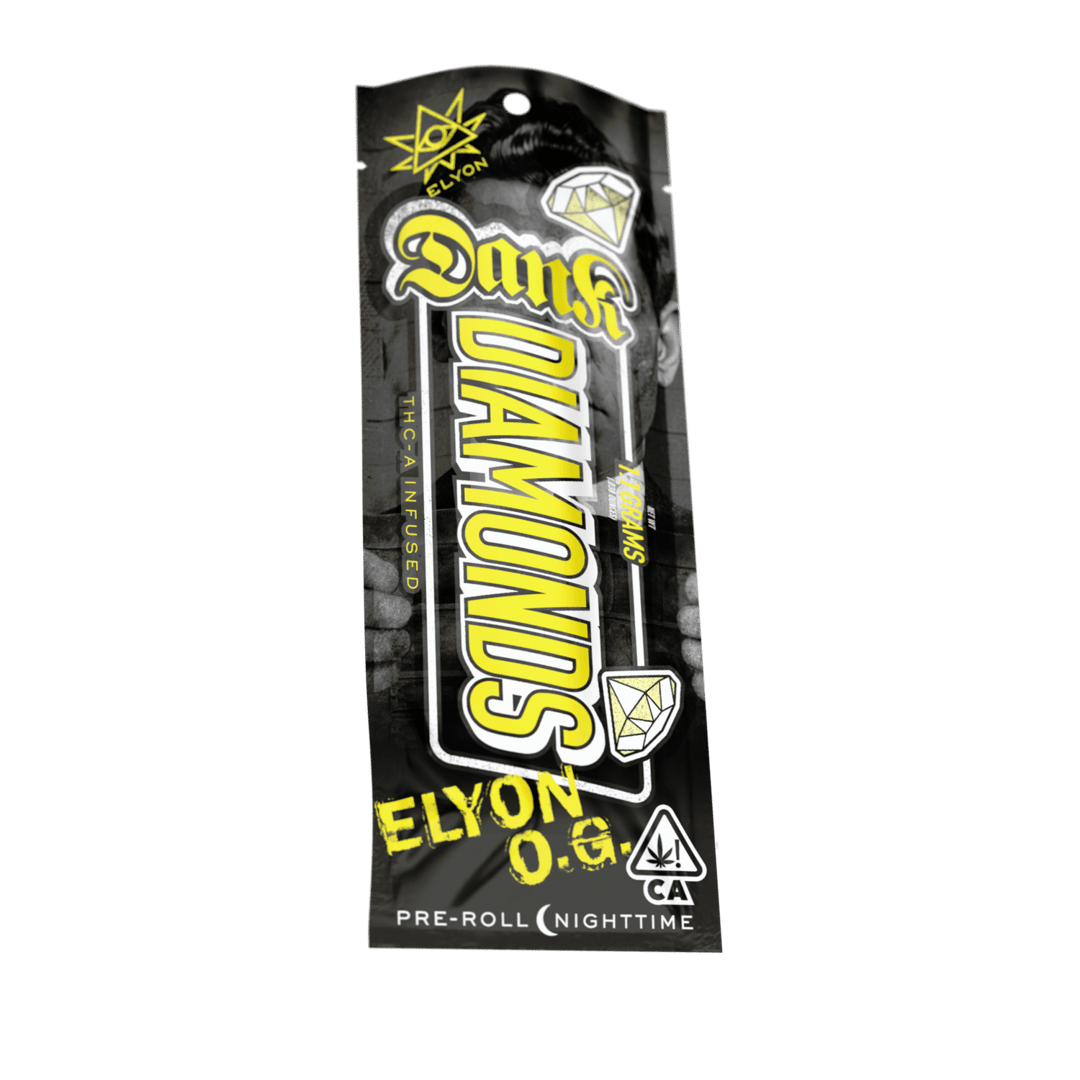 Elyon OG | Dank Diamonds Infused Pre-Roll | 1.1 Grams