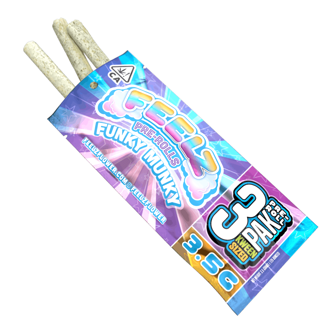 Funky Munky | Feelz Flower 3 Packs | 3.5G