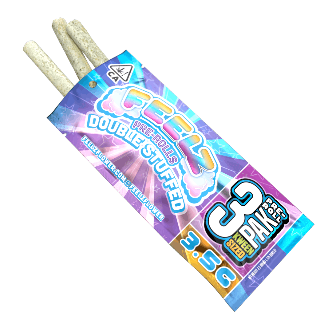 Double Stuffed | Feelz Flower 3 Packs | 3.5G