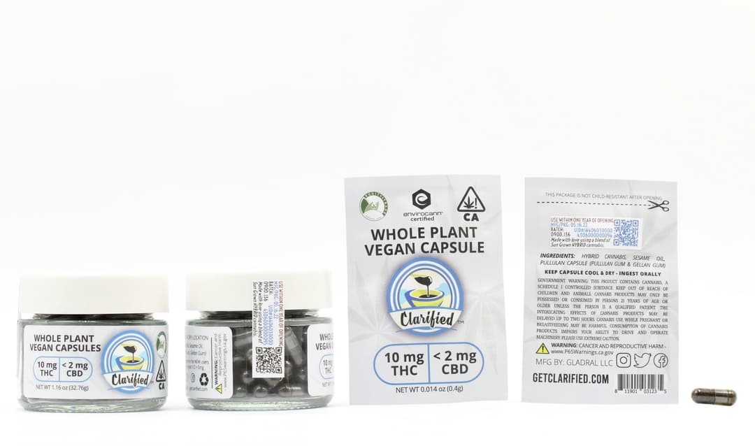 10mg Whole Plant Vegan Capsules (Single)