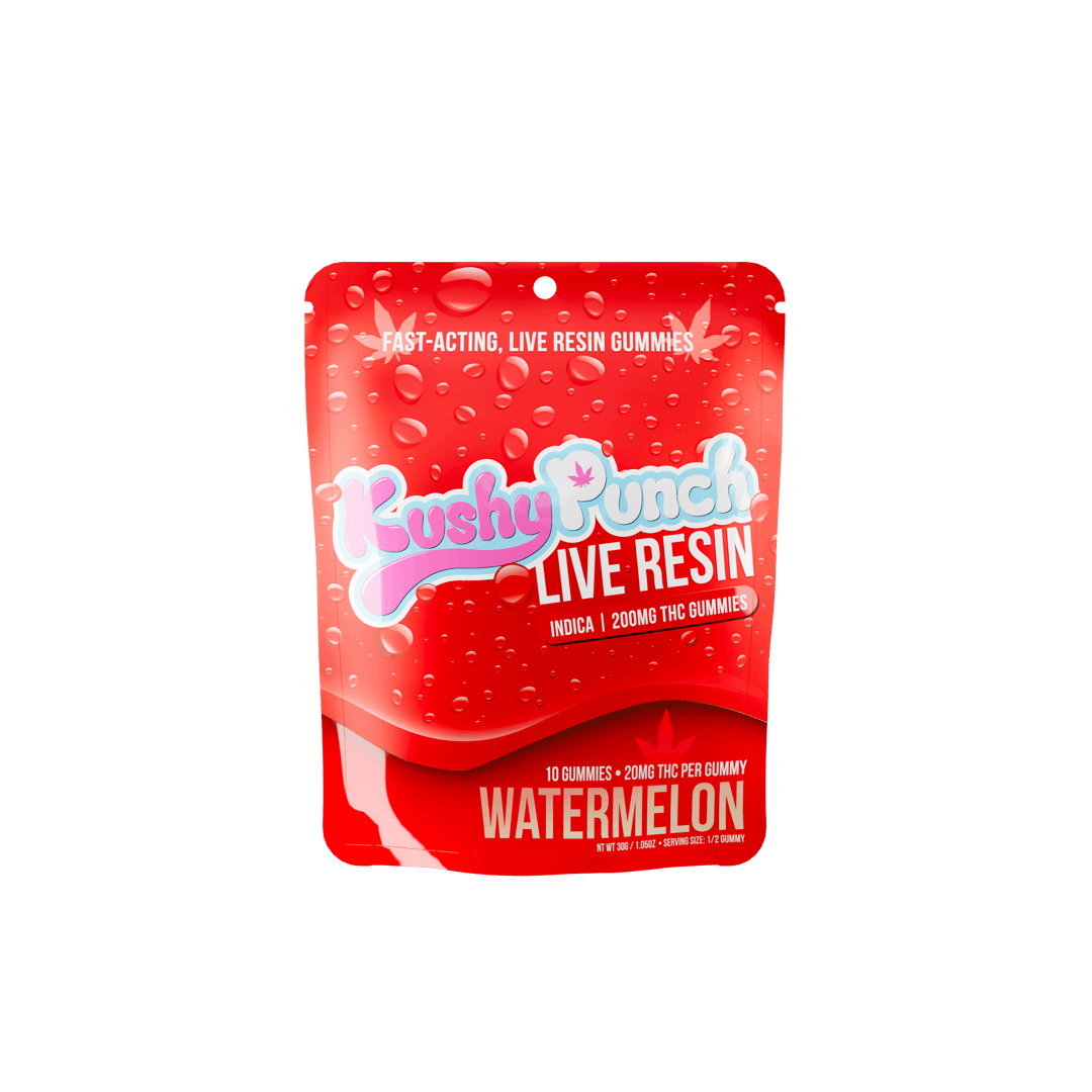 Kushy Punch - Watermelon Live Resin GUMMIES 200MG