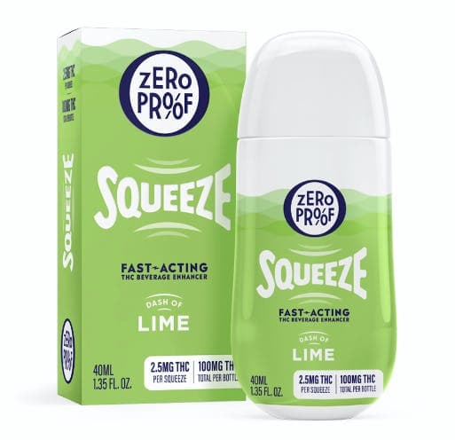 Zero Proof Squeeze Dash of Lime 100mg