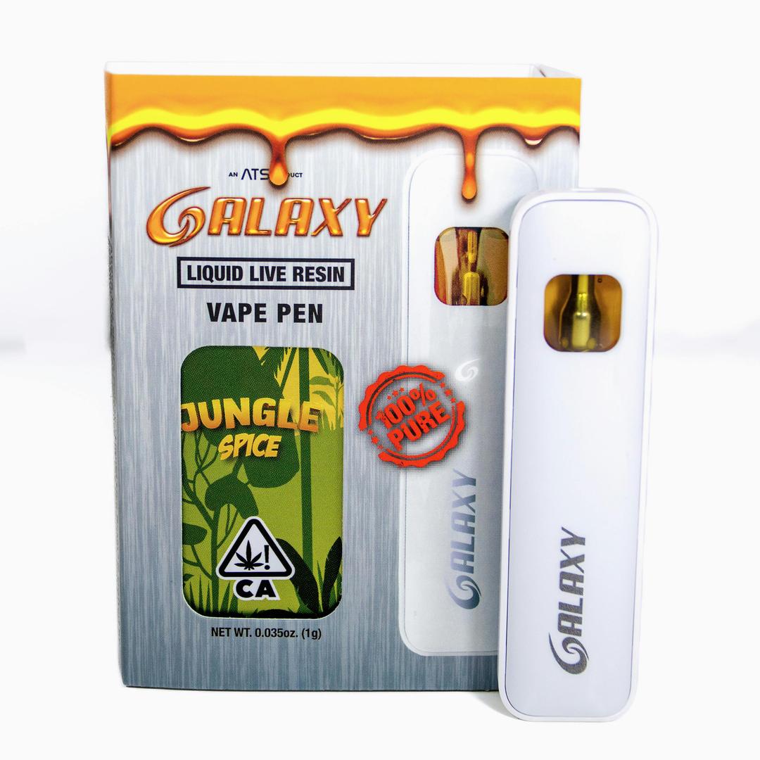 Jungle Spice Liquid Live Resin Disposable Rechargable Vape 1g CA