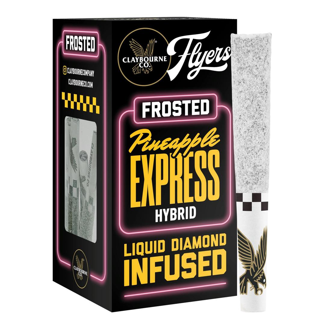Pineapple Express (2.5g) - THCa Frosted Flyers Pre-Rolls