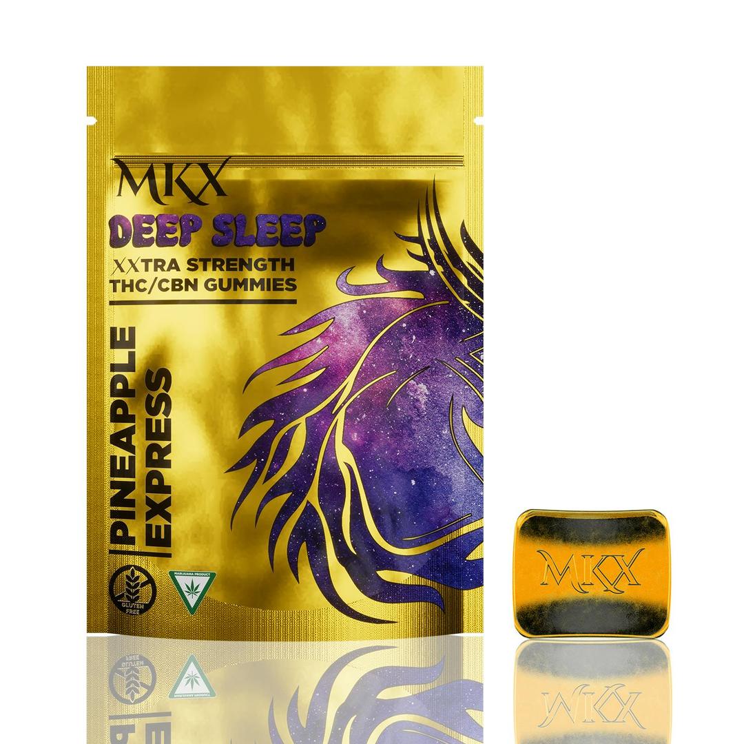 200mg- THC/CBN Deep Sleep Gummies (Pineapple Express)