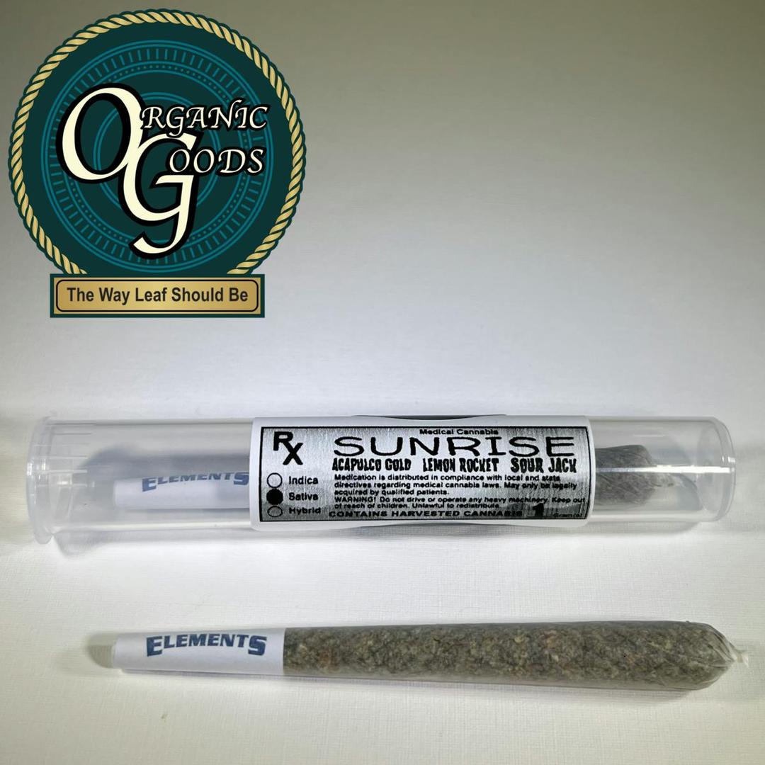Organic Goods Pre-Roll Sunrise 1 G