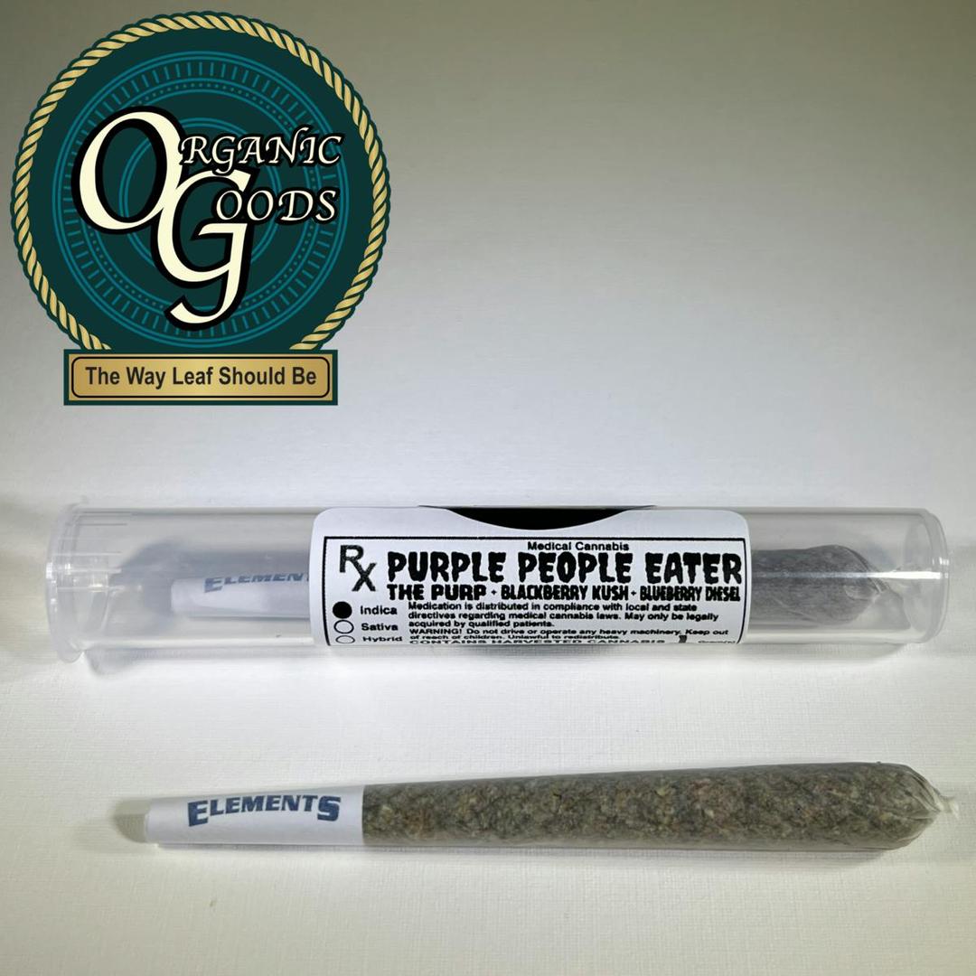 Organic Goods Pre-Roll Purple People Eater 1 G