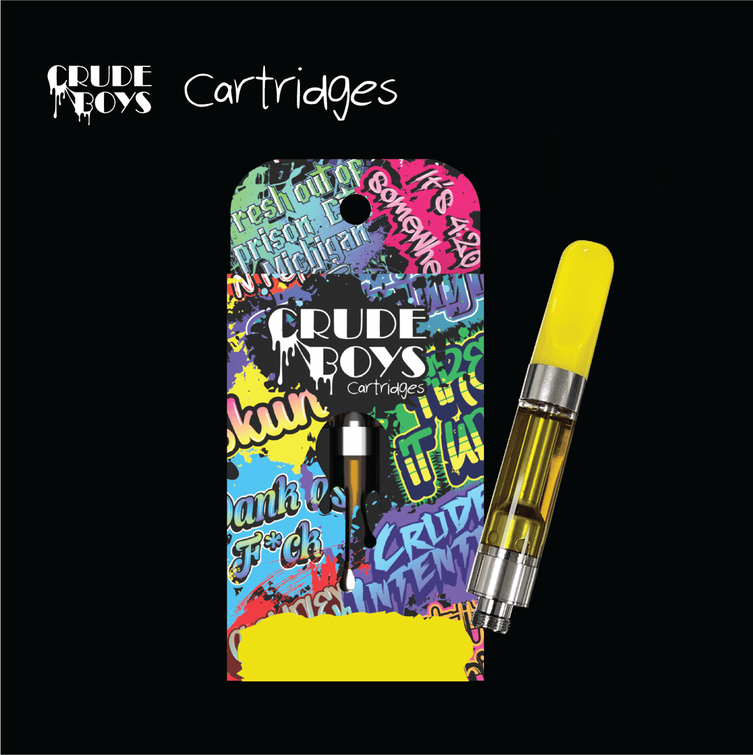 Crude Boys 1g Cartridge - Lemon Haze