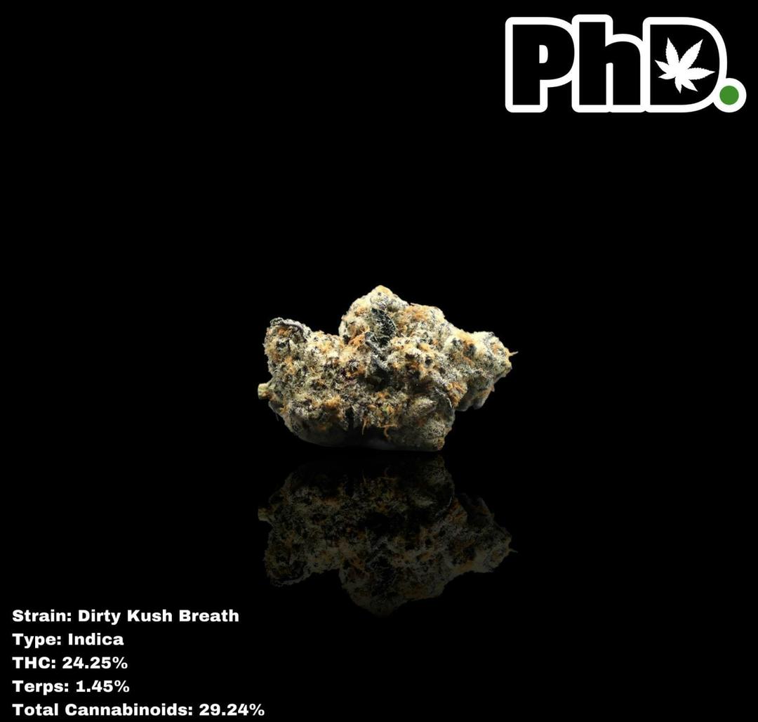 PhD Indoor Flower - Dirty Kush Breath (448Grams)