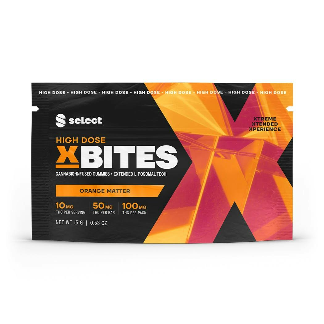 Orange Matter X Bites High Dose 2pk (100mg total)