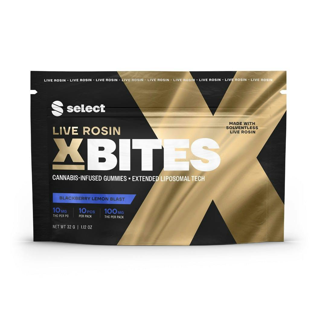 Blackberry Lemon Blast Live Rosin X Bites 10pk (100mg)