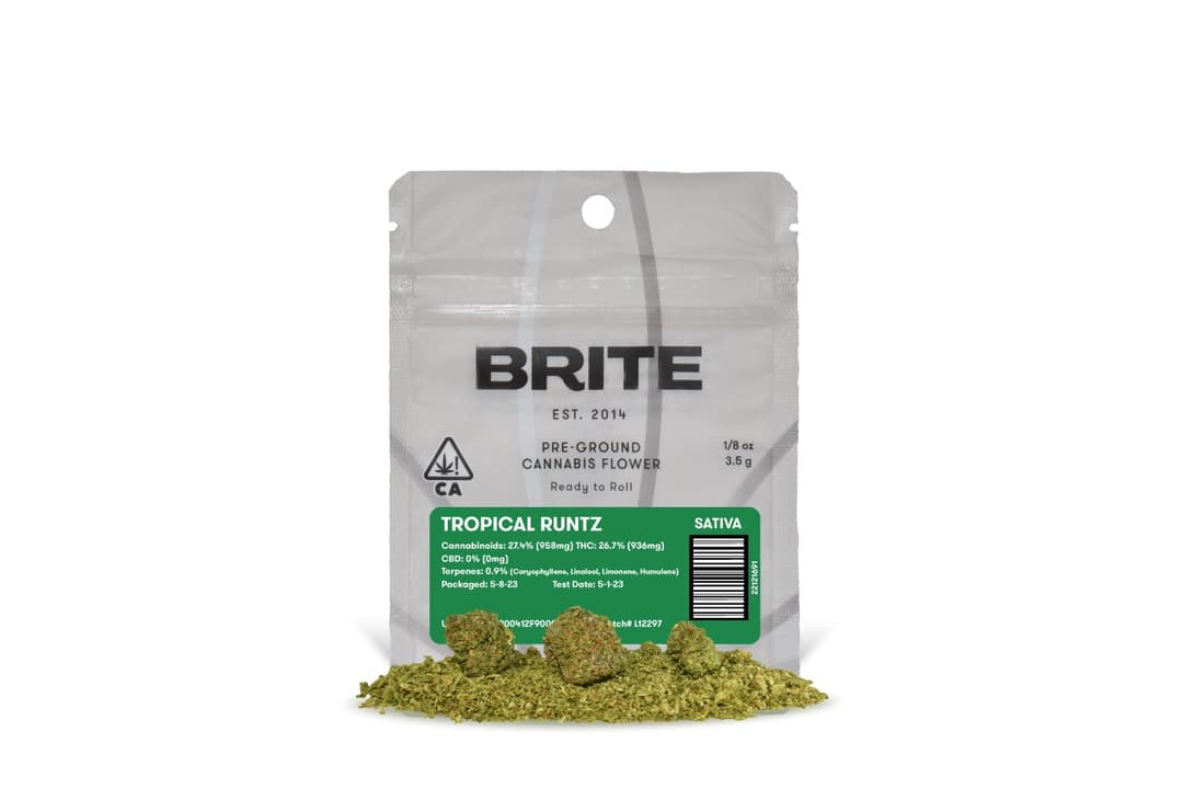 Tropical Runtz - Flower Pre-Ground by Brite