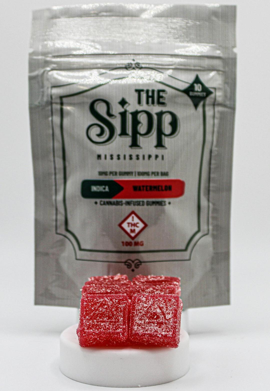 The Sipp: Sour Watermelon Gummies - 200mg (10pk)