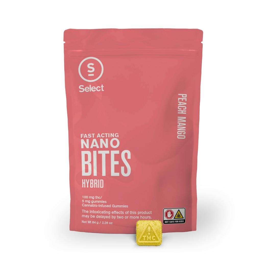 Peach Mango Nano Bites 20pk (100mg) | Hybrid