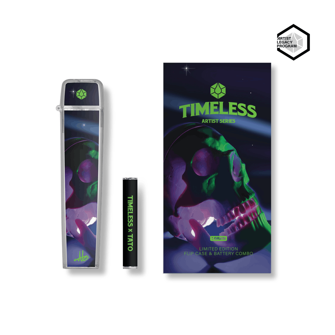 Limited Edition Tato Caraveo Flip Case & Battery Combo 1000mg