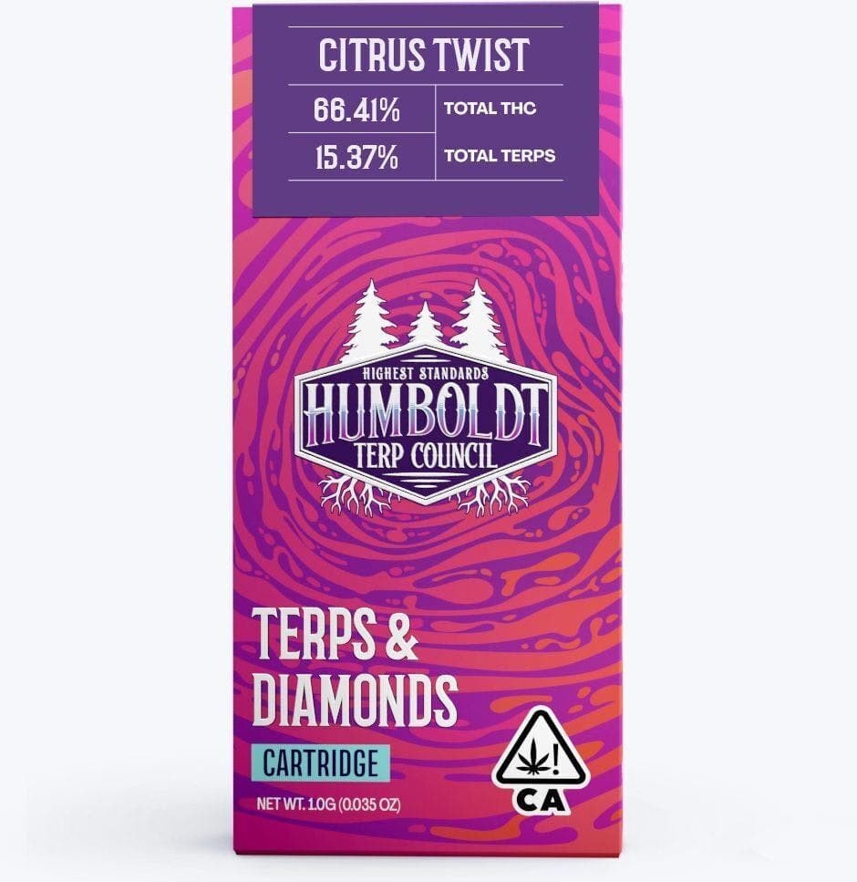 Humboldt Terp Council | Live Resin Vape Cartridge Citrus Twist 1g