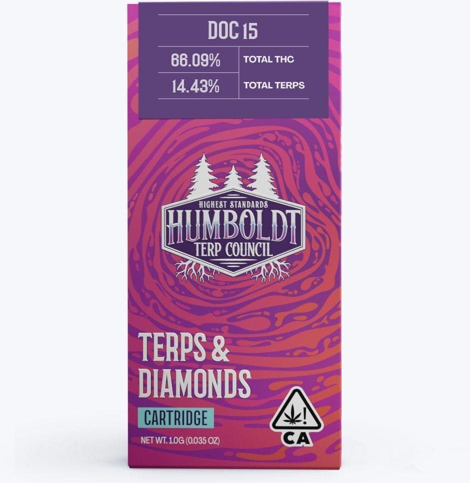 Humboldt Terp Council | Live Resin Vape Cartridge DOC 15 1g