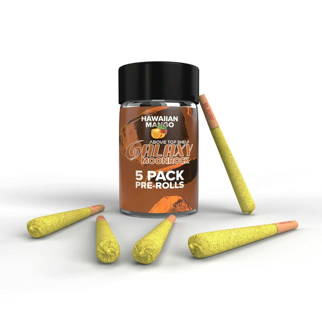 Hawaiian Mango Moonrock Preroll 5 Pack