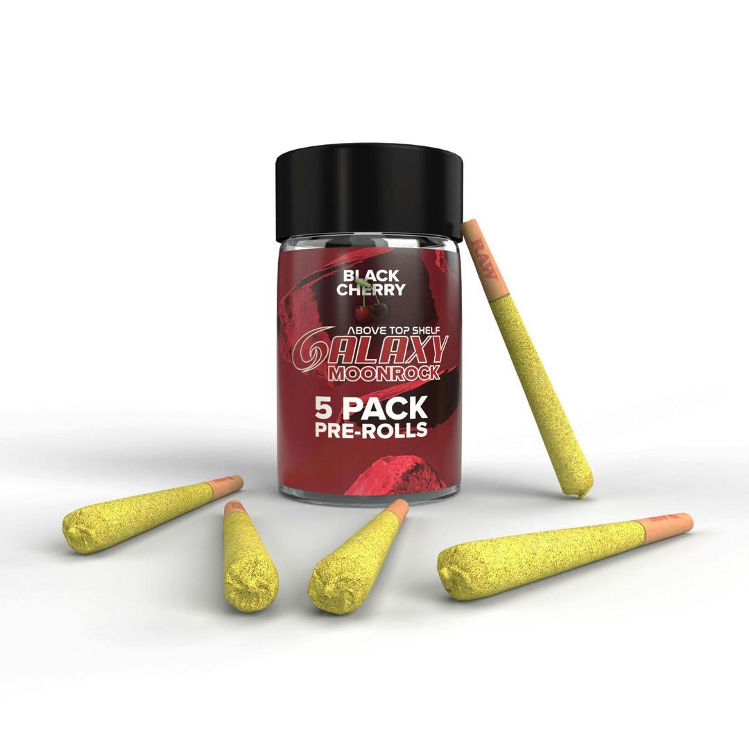 Black Cherry Moonrock Infused Preroll 5 Pack 3.5g- CA