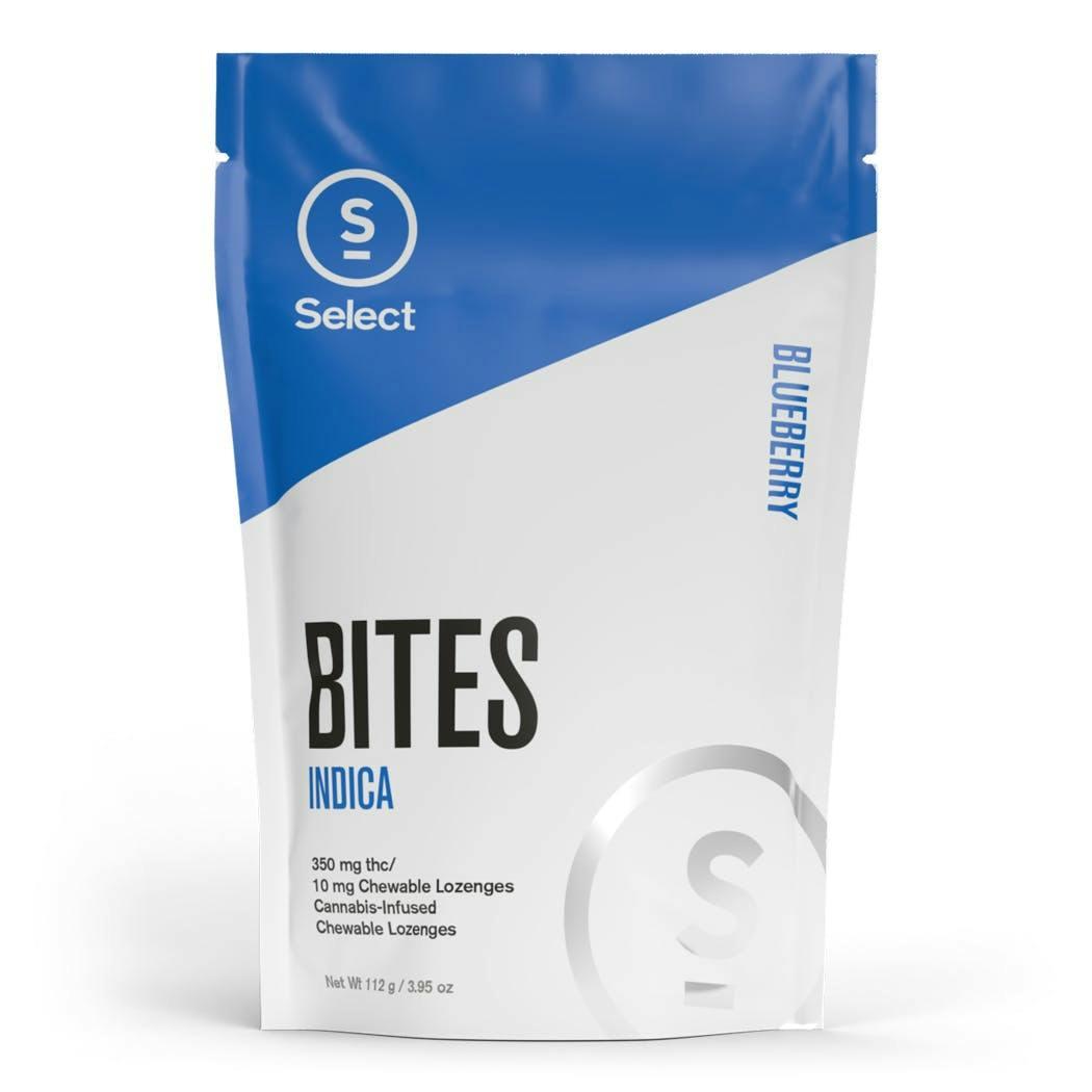 Blueberry Medical Classic Bites 10pk (350mg) | Indica