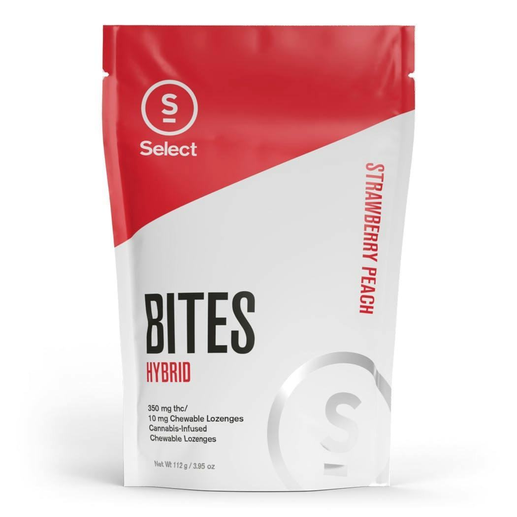Strawberry Peach Medical Classic Bites 10pk (350mg) | Hybrid