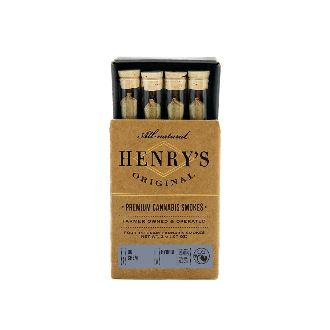 2g Total 4-Pack Pre-Rolls (.5g each) - OG Chem