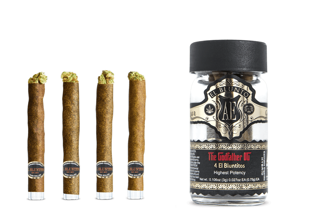 El Bluntito 4-Pack - The Godfather OG - 4 x .75G [Mini Blunt Pack]