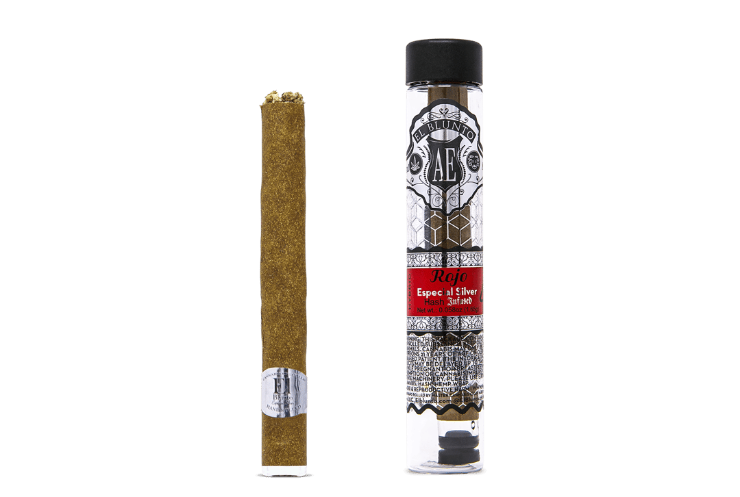 El Blunto Especial Silver Hash Infused - Rojo - 1.65G Cannagar