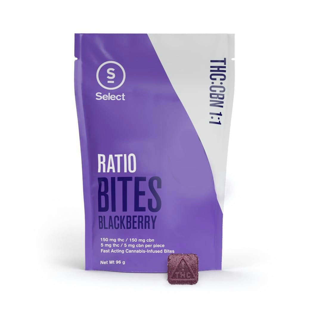 Blackberry Snooze Bites 1:1 THC:CBN 30pk (150mg:150mg)