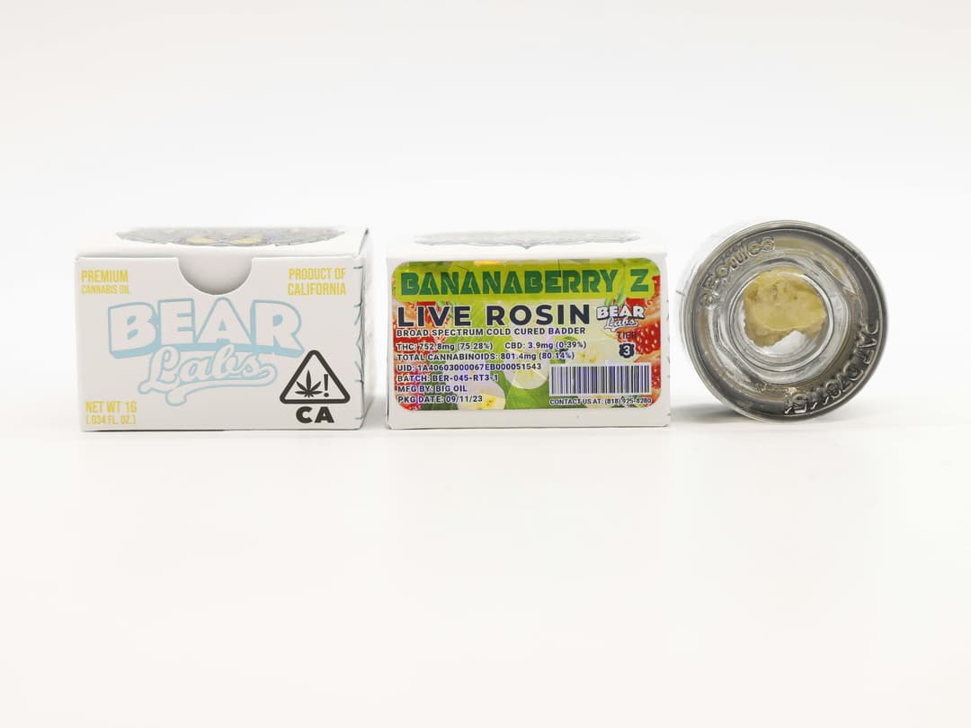 Bananaberry Z T3 Live Rosin - 1g