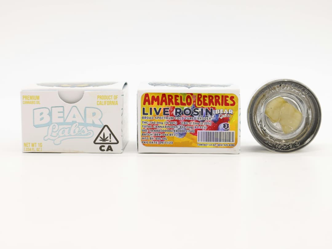 Amarelo Berries T3 Live Rosin - 1g