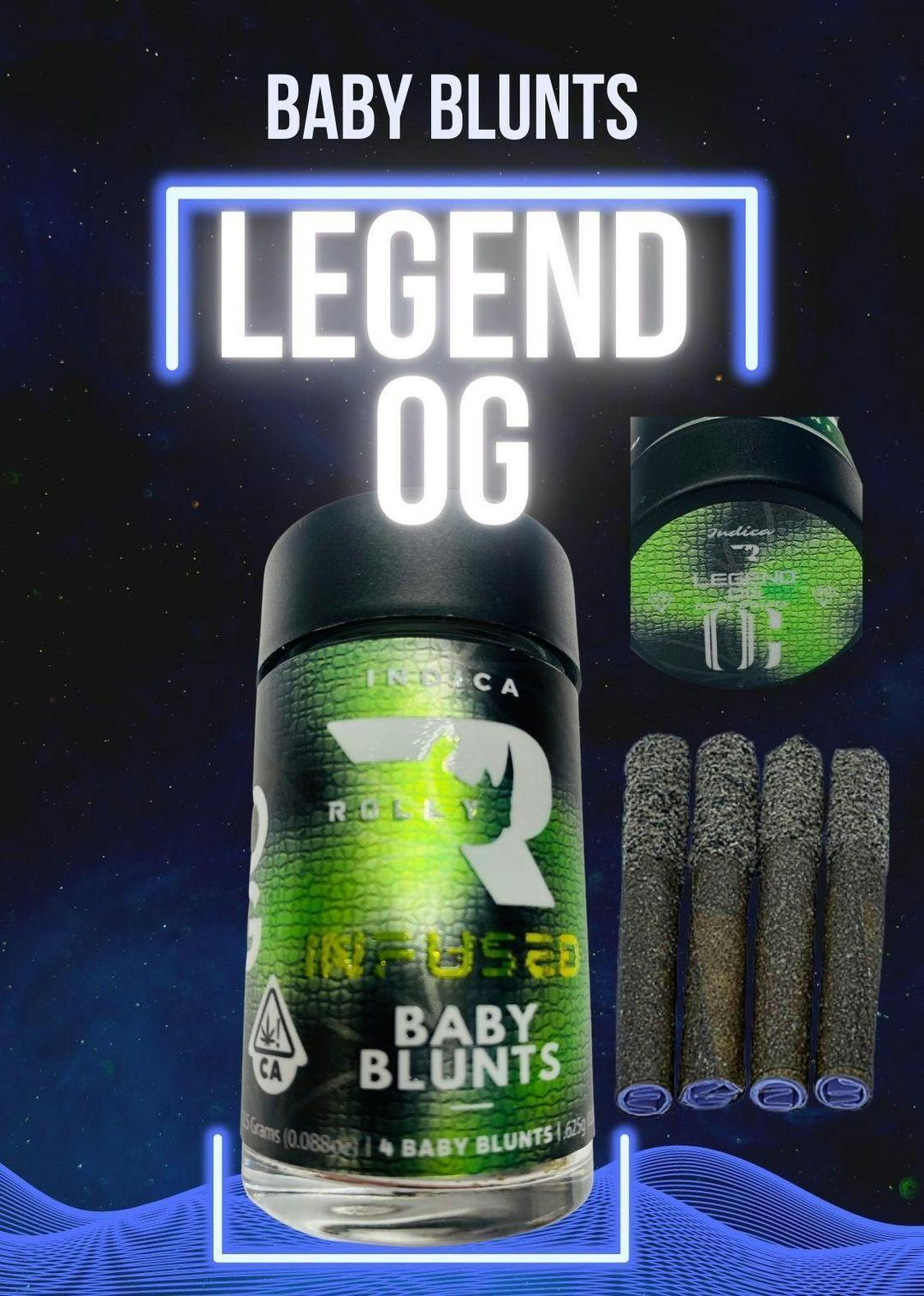 Legend OG Diamond & Hash Infused 2.5G Grams 4 Baby Blunts