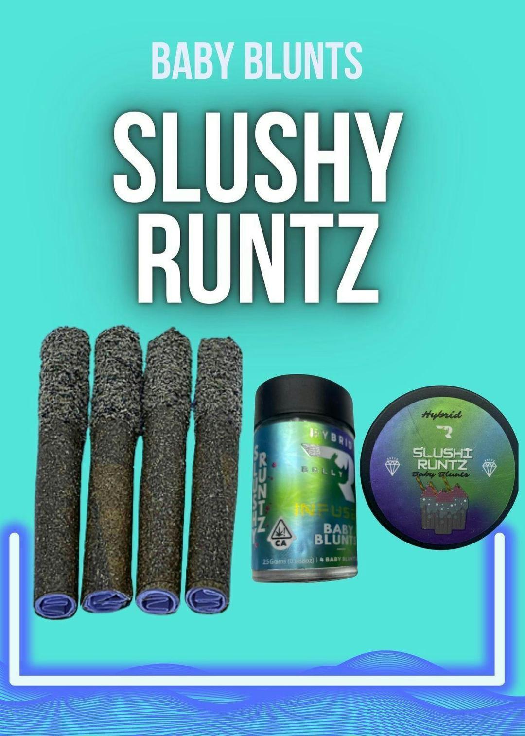 Baby Blunts Slushy Runtz Diamond & Hash Infused 2.5 Grams