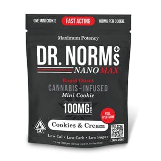 Cookies & Cream Fast-Acting Nano 100mg MAX Cookie