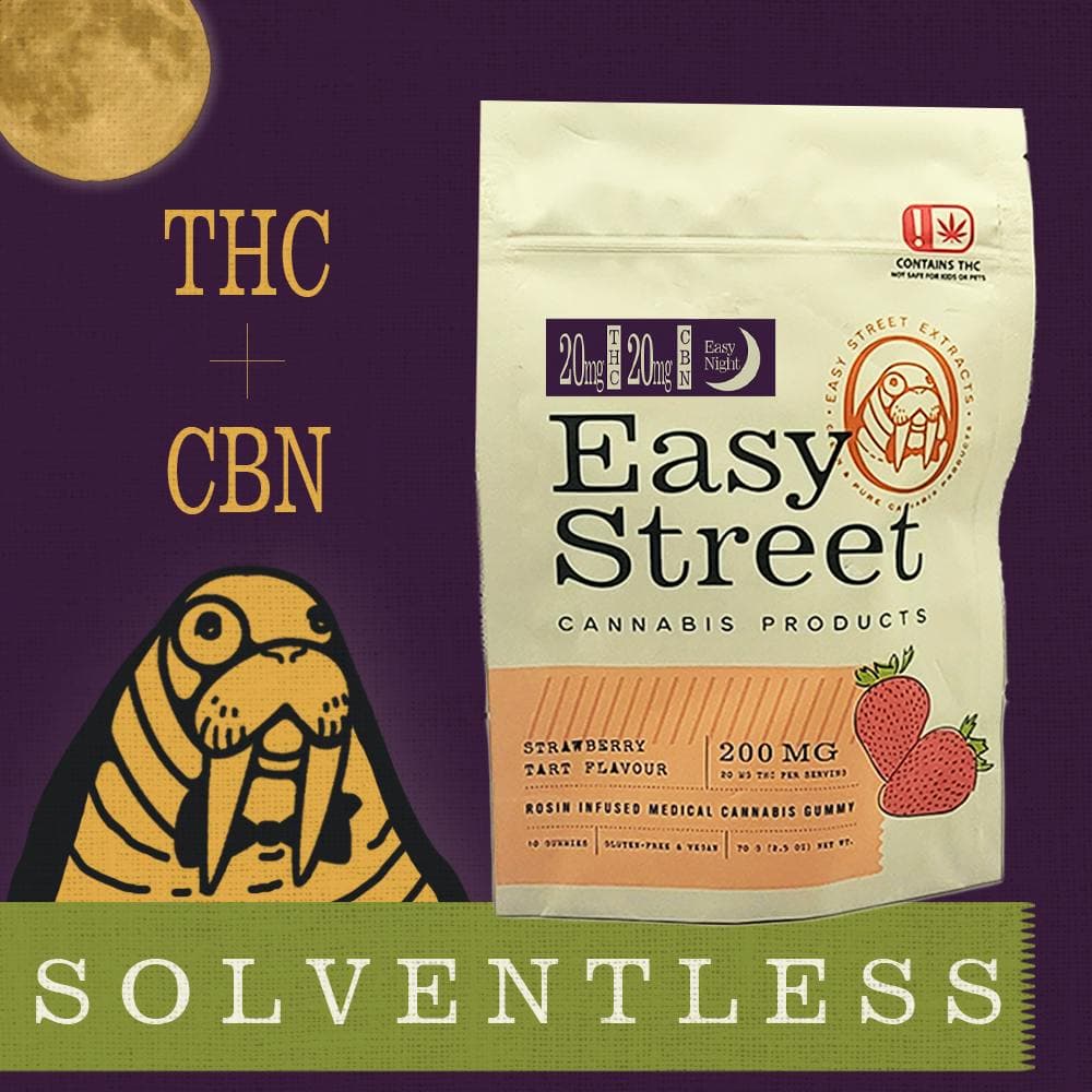Strawberry Tart - Indica - 1:1 200mg THC CBD