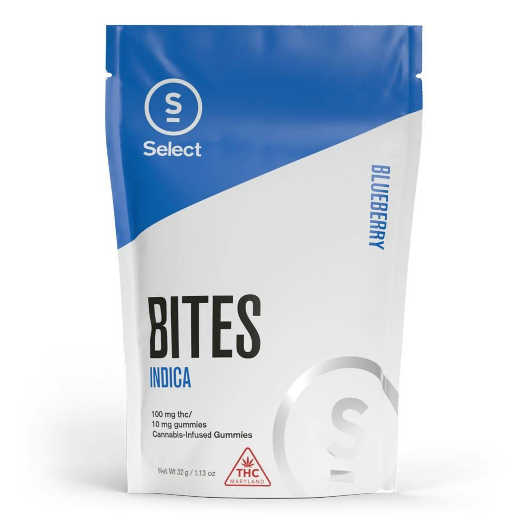 Blueberry Classic Bites 10pk (100mg) | Indica | MD