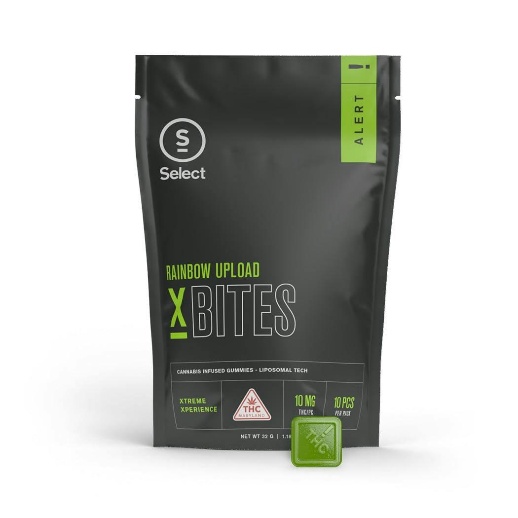 Rainbow Upload X Bites 10pk (100mg) | MD