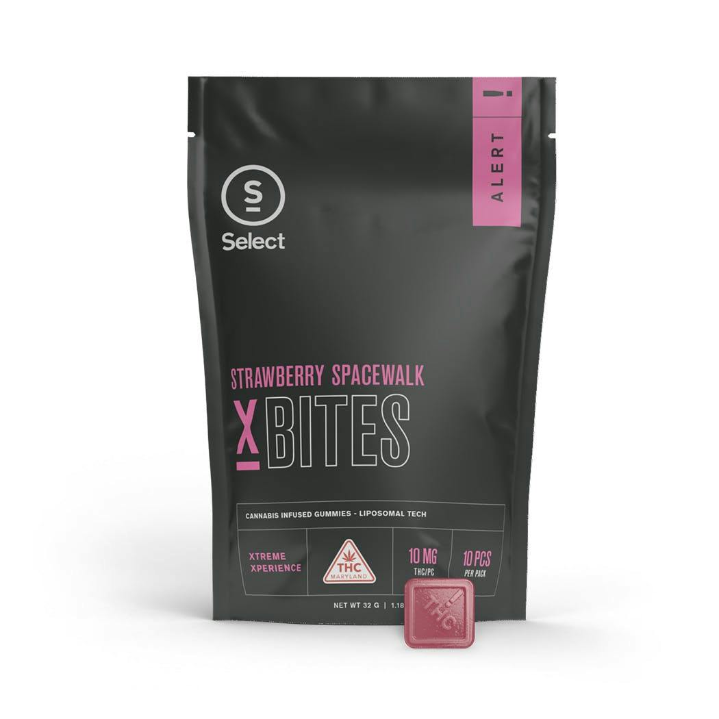 Strawberry Spacewalk X Bites 10pk (100mg) | MD