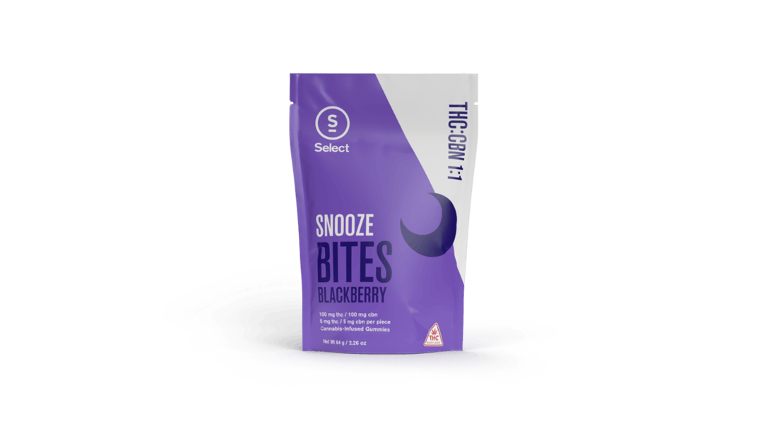Blackberry Snooze Bites 1:1 THC:CBN 20pk (100mg:100mg) | MD