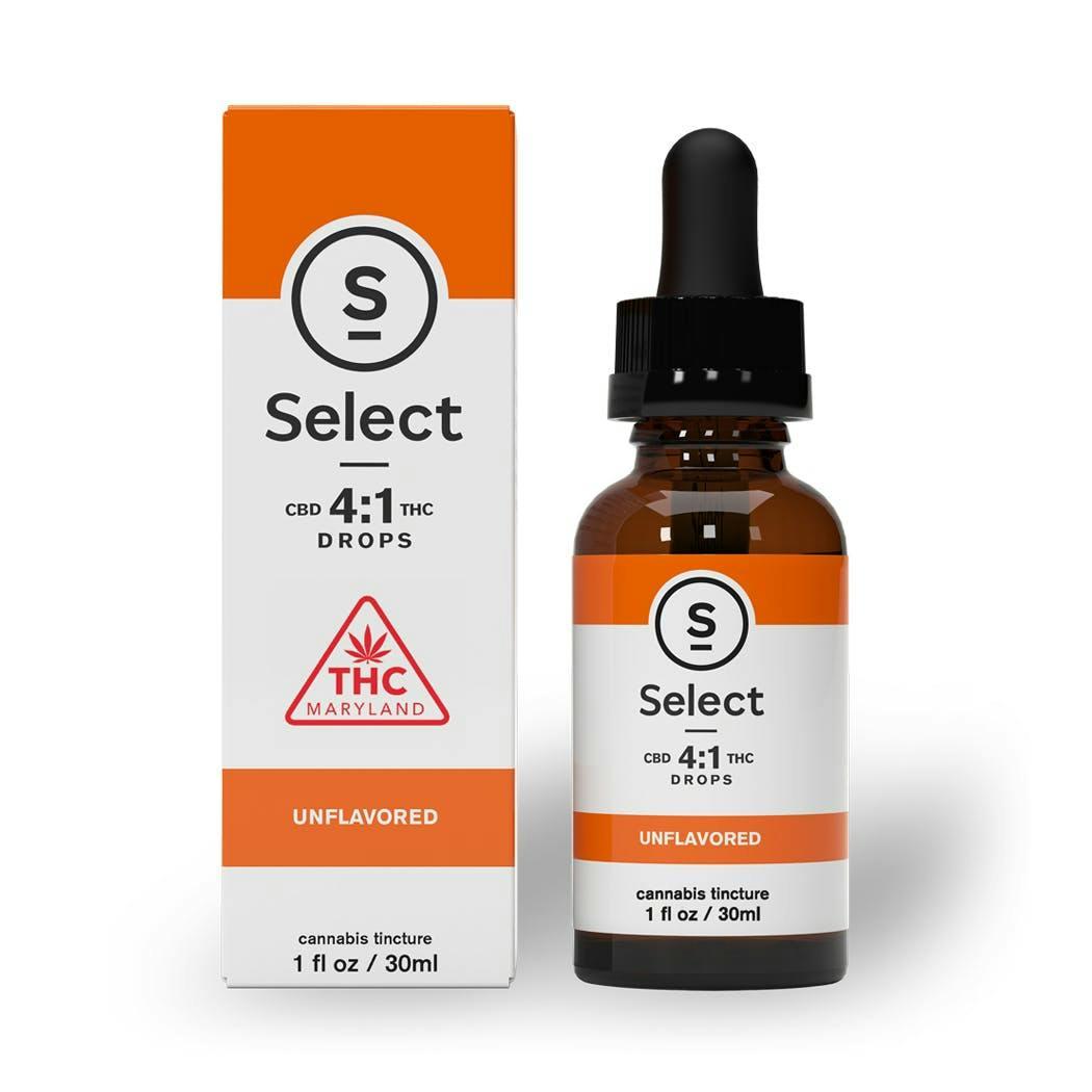 Ratio Unflavored Drops 4:1 CBD:THC Tincture