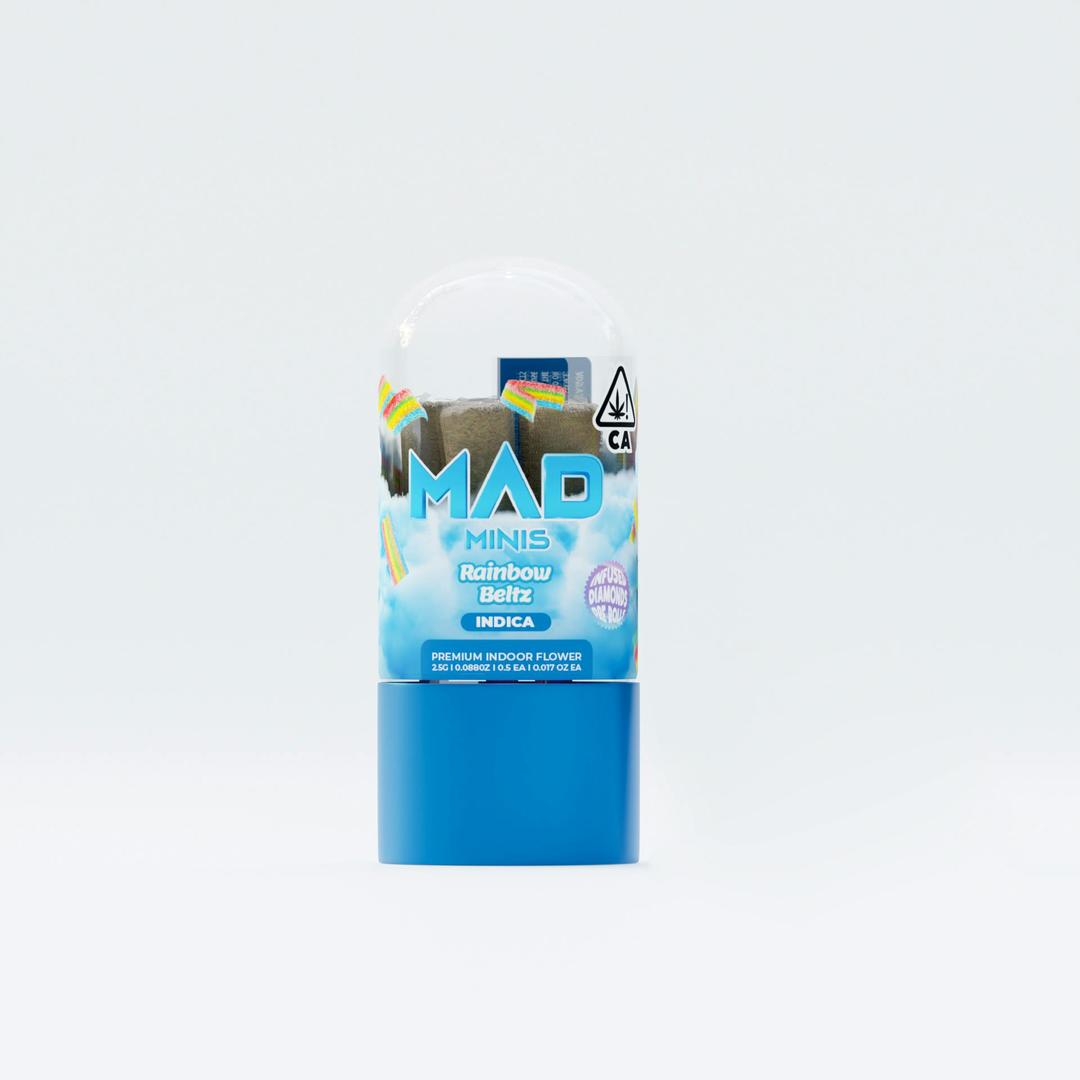 Mad Labs - Rainbow Beltz - 5 Pre Roll Mad Minis - 2.5G