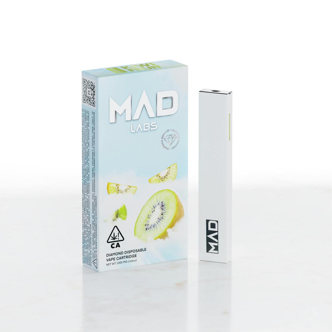 Mad Labs - Kiwi Fruit - Disposable Diamond Edition 1G