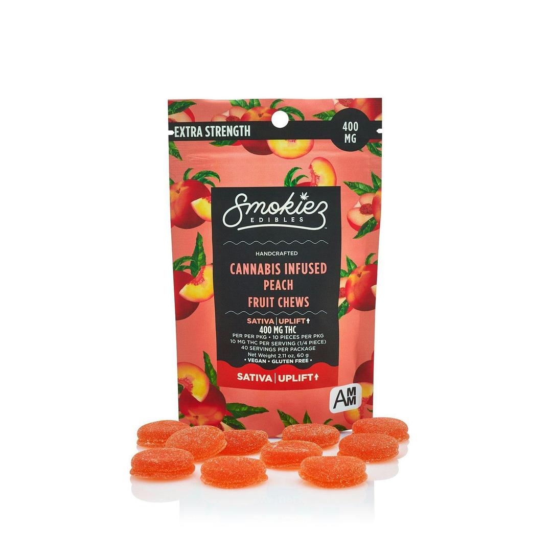 EXTRA-STRENGTHPeach Sativa400mg THC Fruit Chews