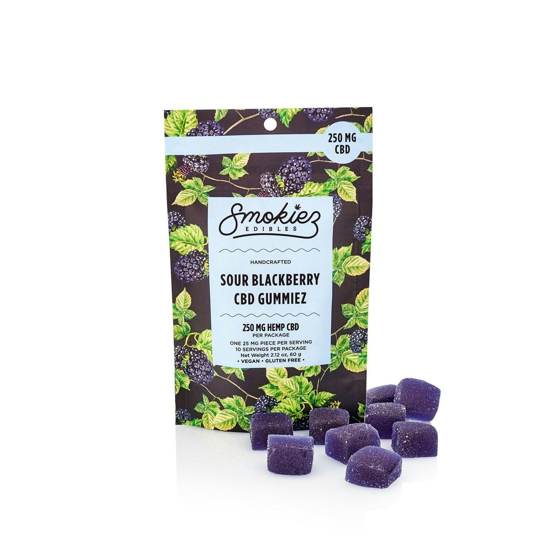 Sour Blackberry250mg CBD Gummiez